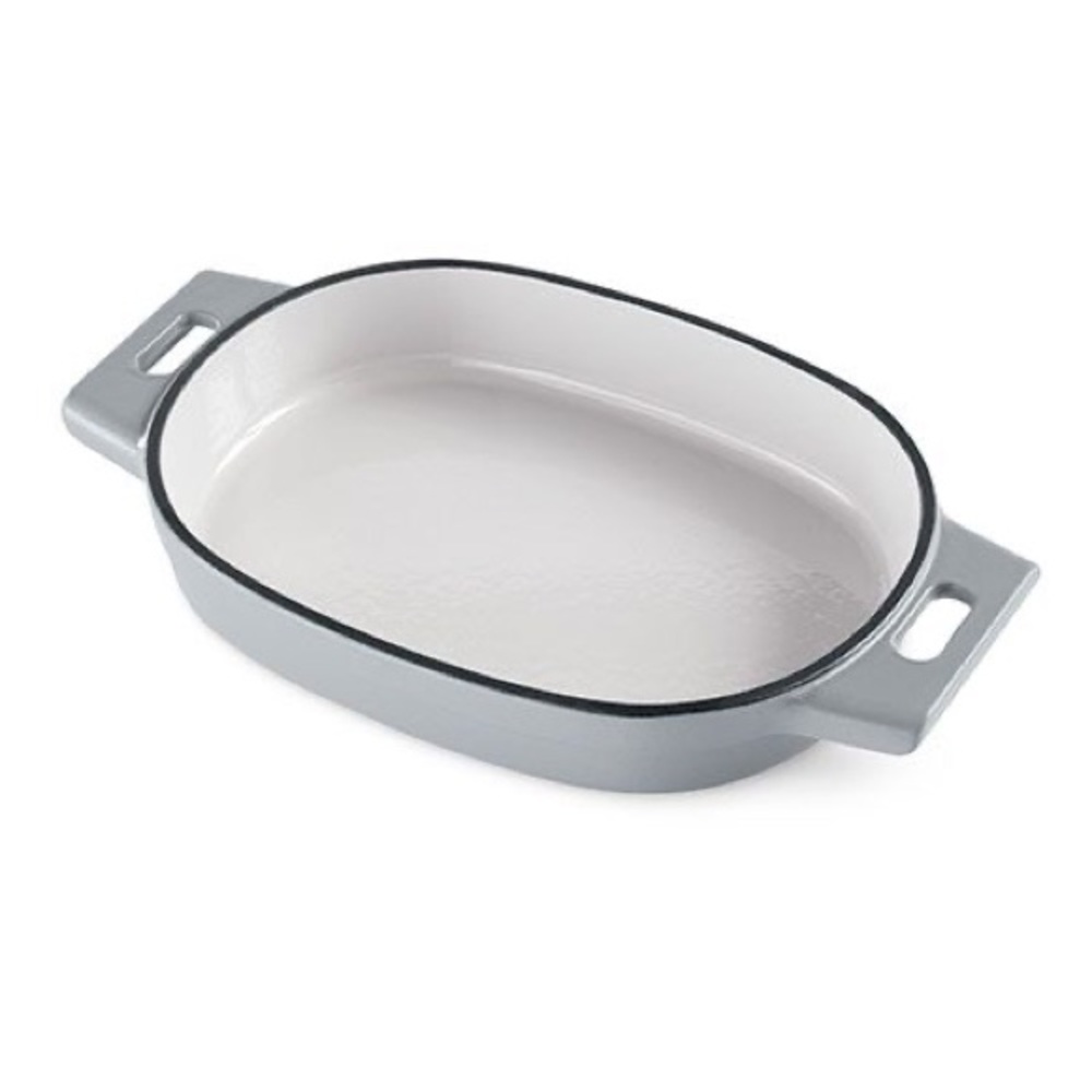 2 at enameled cast iron baker